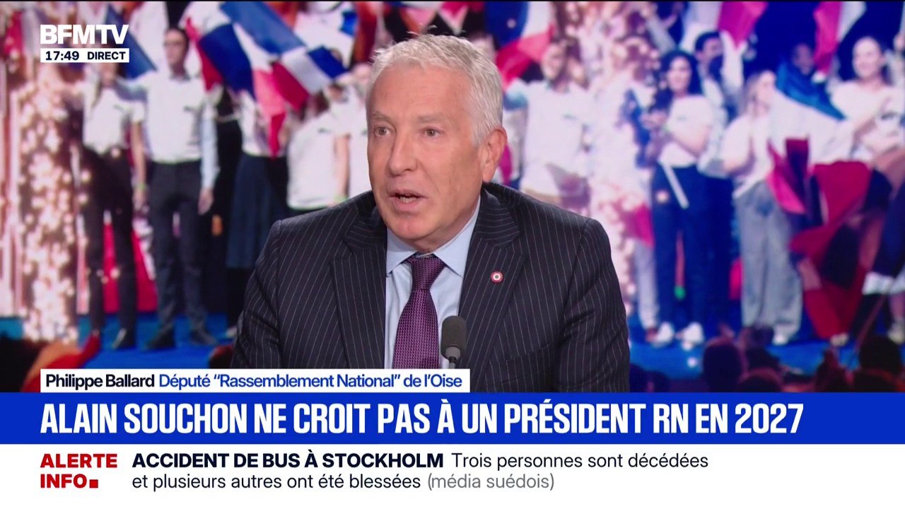 Alain Souchon ne croit pas à un président RN en 2027: pour Philippe Ballard, député (RN), le chanteur "est insultant"