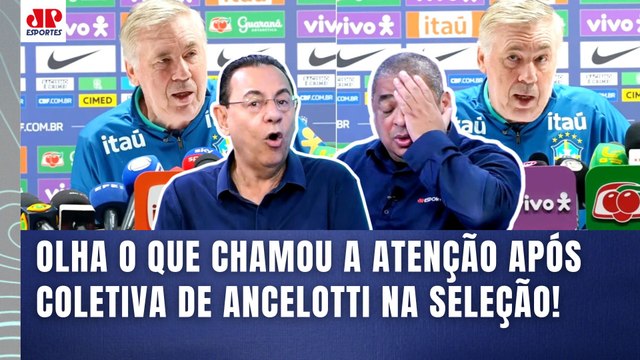 EU NÃO GOSTO DISSO! O ANCELOTTI pra mim NÃO... OLHA o que PROVOCOU DEBATE sobre a SELEÇÃO!
