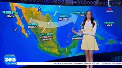 Pronóstico del tiempo 14 de noviembre de 2025 | Noticias con Francisco Zea