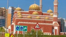 beautiful view of Al Barsha Al salam masjid in dubai