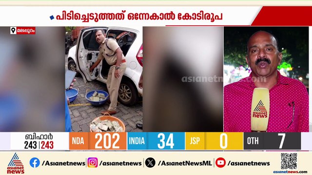 വേങ്ങരയിൽ ഒന്നേകാൽ കോടി രൂപയുടെ കുഴൽപ്പണവുമായി കൊടുവള്ളി സ്വദേശികൾ പിടിയിൽ