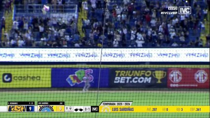Luis Sardiñas con "walk off" ante Leones