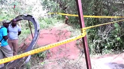 Köye gökyüzünden 500 kiloluk bir cisim düştü, inceleme başlatıldı!