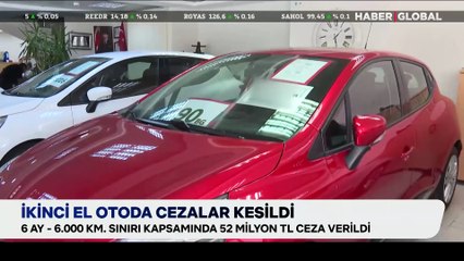 İkinci el otoda cezalar kesildi