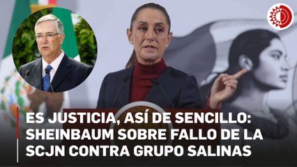 Sentencia a Salinas es justicia; si evade el pago, habrá medidas legales: Sheinbaum
