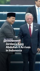 Jordan's King Abdullah II Arrives in Indonesia