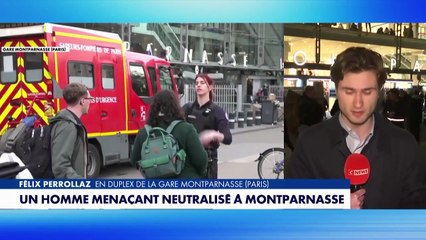 Punchline - Un homme menaçant et armé d'un couteau neutralisé à la gare Montparnasse