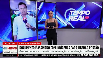 COP30: manifestantes indígenas bloqueiam entrada da conferência