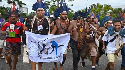 Indígenas bloquean la entrada a la COP30