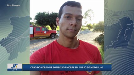 Cabo do corpo de bombeiros morre em curso de mergulho