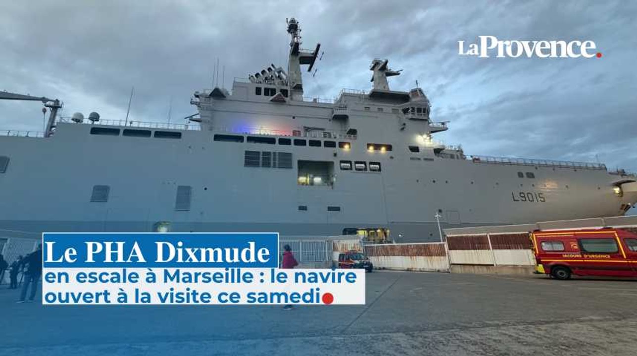 Le PHA Dixmude en escale à Marseille : le navire ouvert à la visite ce samedi