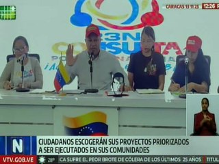 Caracas | Más de 36 mil proyectos están postulados para la consulta popular del 23 de noviembre