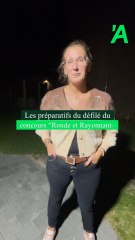 Les préparatifs du défilé du concours "Ronde et Rayonnante