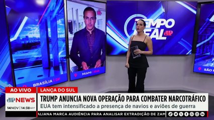 Donald Trump anuncia nova operação militar para combater narcotráfico na América do Sul