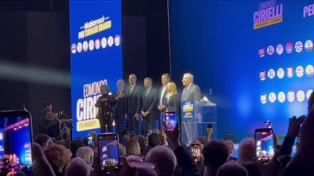 Regionali Campania, i leader del centrodestra a Napoli per Cirielli