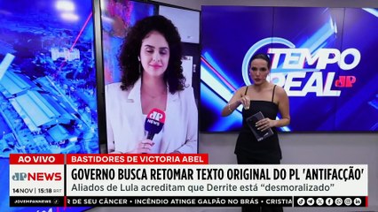 PL Antifacção: governo busca retomar texto original da proposta após recuo de Derrite