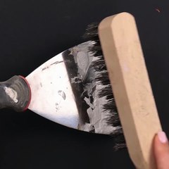 What a genius tool you can make to get rid of dried cement!