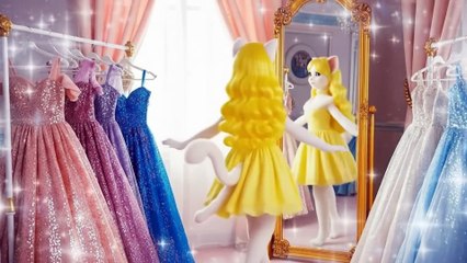 “🐱💄Cute Kitten First Time Wearing Makeup.#aicat, #catstory, #kitten|”