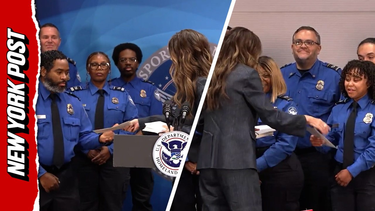 Kristi Noem hands out $10K bonus checks to TSA agents after 43-day shutdown