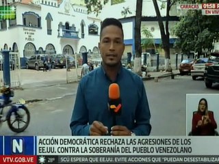 Partido AD rechaza agresiones de EE. UU. contra la soberanía del pueblo venezolano