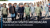 Harfuch viaja a Michoacán para reunirse con autoridades por el Plan Michoacán