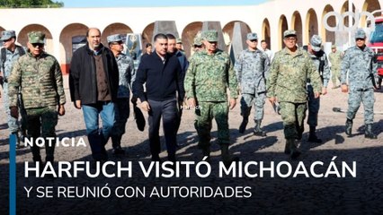 Harfuch viaja a Michoacán para reunirse con autoridades por el Plan Michoacán