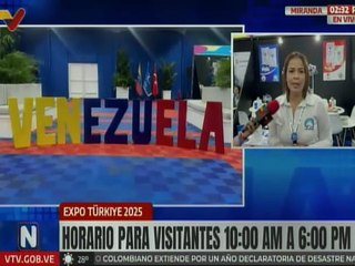Empresas venezolanas muestran sus productos en la III Expo Türkiye 2025
