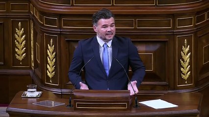 Rufián pide a la izquierda que sea inteligente: "menos pureza y más cabeza"