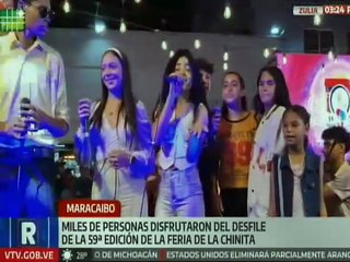 Familias zulianas disfrutaron del desfile de la edición 59° de la Feria de La Chinita