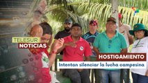 Representantes del agro negocio intimidan a caravana campesina