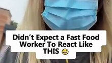Part2 Didn’T Expect A Fast Food Worker To React Like This 😬