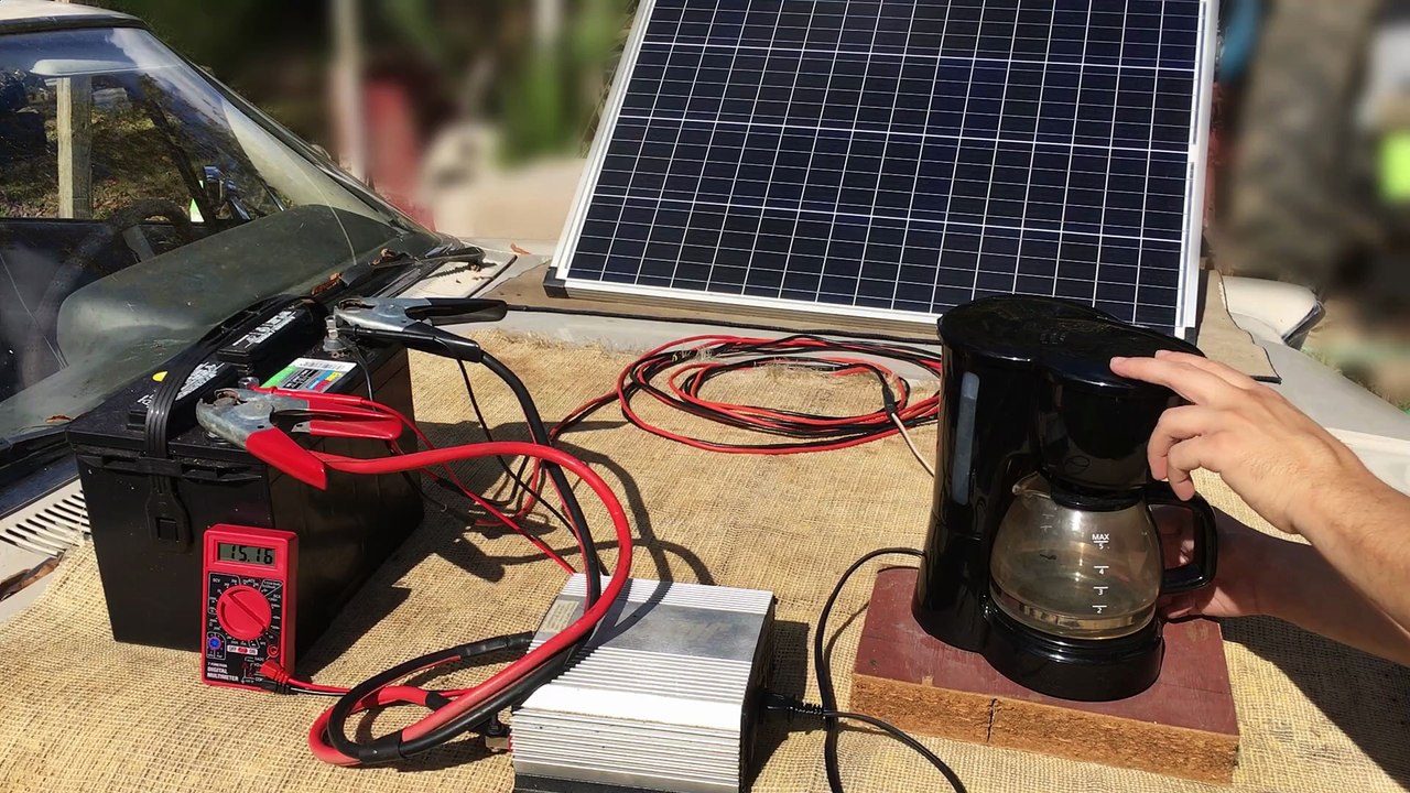 Solar-Powered Coffeemaker