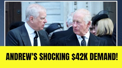 Charles shut down Andrew's outrageous request