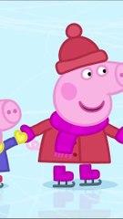 Peppa Pig Skating Lesson! - Peppa Pig -