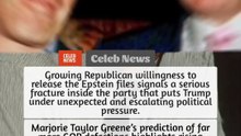 Republican Revolt: Epstein Files Fight Becomes Trump’s New Political Crisis