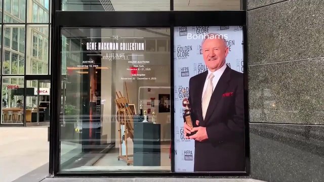 Pinturas codiciadas y Globos de Oro a subasta el patrimonio de Gene Hackman en Nueva York