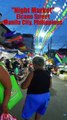 Night Market on Elcano Street in Manila City, Philippines