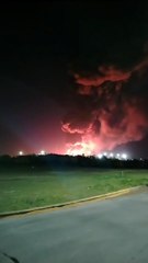 Impactante explosión en una plantas de agroquímicos en Carlos Spegazzini