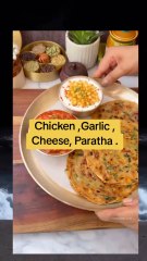 Chicken Garlic Cheese Paratha,2.14