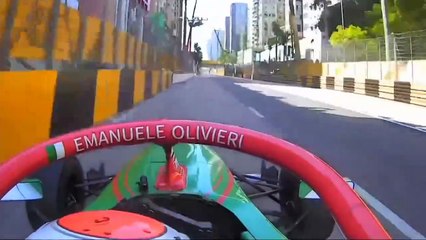 F4 World Cup 2025 Macau GP Race Qualifying Start Onboard Olivieri Epic Move Lead
