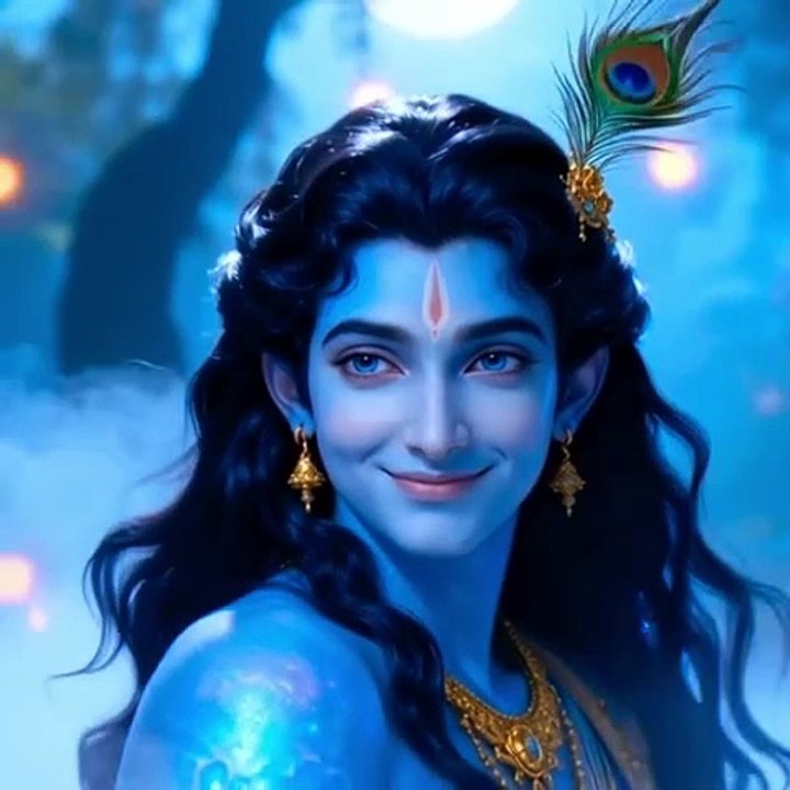 “Tere Siva Na Bhave Mujhko | Divine Krishna Cinematic Reel ✨💙🕉️”