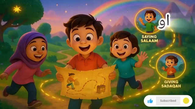 Assubhu Bada _ Allah Hu Allah _ Islamic Rhymes _ Kids Naat _ Kids Rhymes _ @KidsRhymeTimeFun