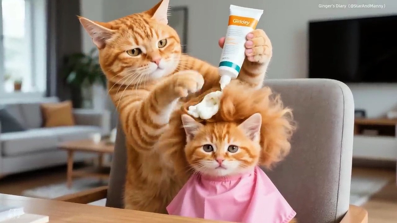 Ginger’s Hair Disaster Before Meeting Her Friend! But Mama Saves the Day💕