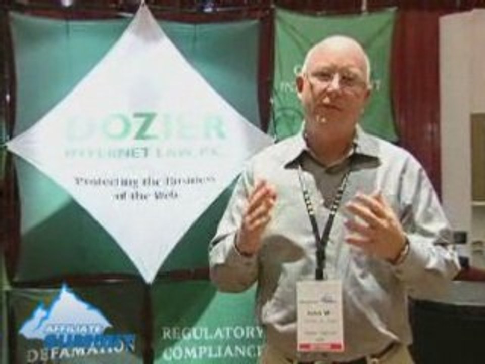Dozier Internet Law at Affiliate Summit 2008 West