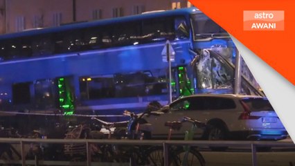 Bas rempuh hentian bas Di Stockholm beberapa maut dan cedera