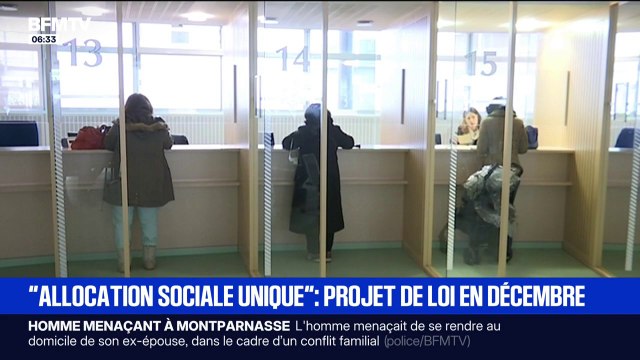 Un projet de loi déposé en décembre pour la mise en place d'une allocation sociale unique