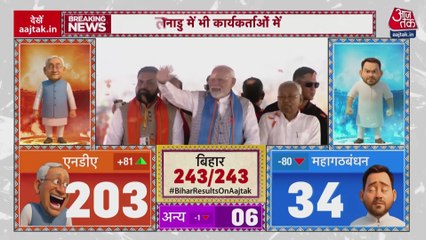 मोदी-नीतीश की जोड़ी पर बिहार की जनता ने जताया भरोसा, NDA की बड़ी जीत