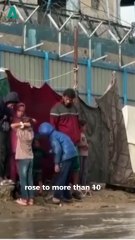 Gaza Tents Flooded: Displaced Families Struggle Under Heavy Rain