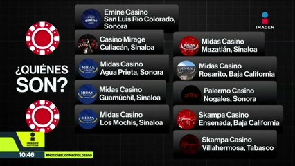 EUA alertó sobre 10 casinos en México que lavan dinero para el Cártel de Sinaloa