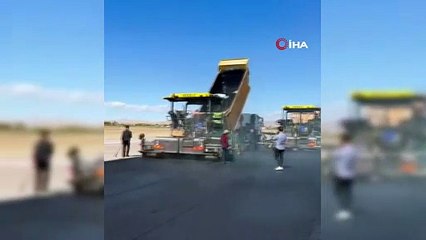 Van Ferit Melen Havalimanı’ndaki pist yenileme çalışmaları tamamlandı